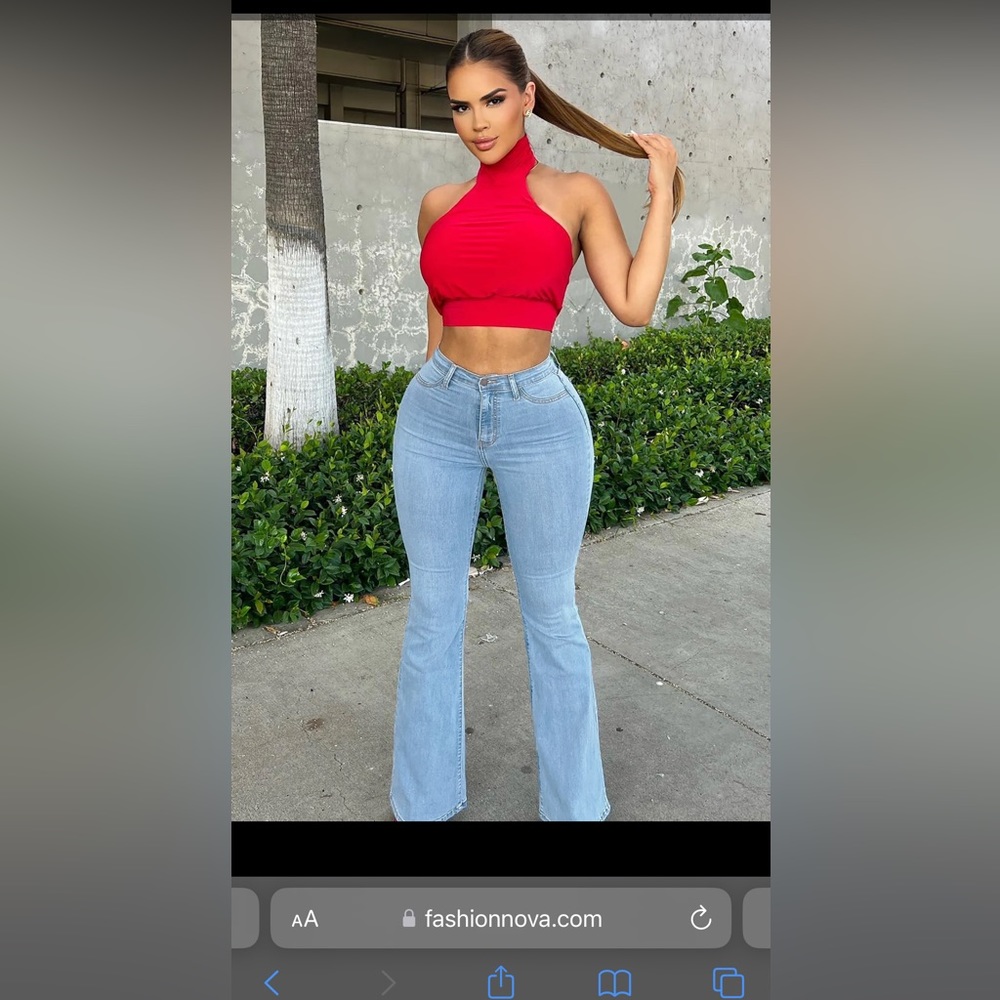 Fashion nova flare jeans